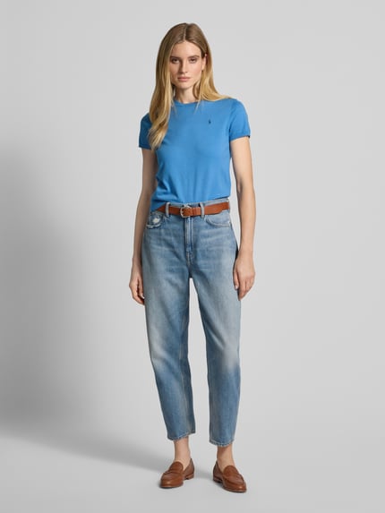 Polo Ralph Lauren Gebreid shirt met logostitching Blauw - 1