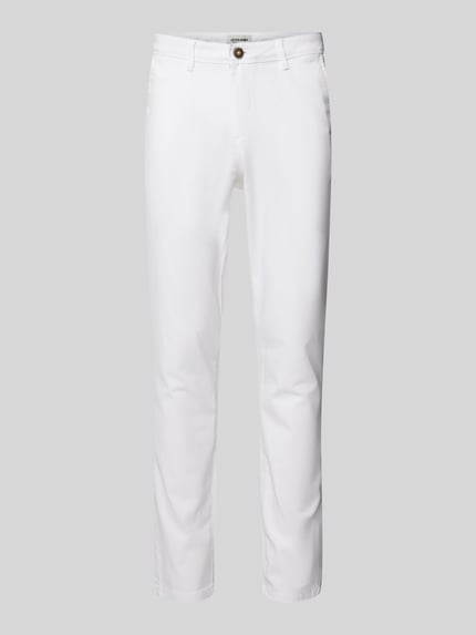 JACK & JONES Slim Fit Chino mit Gürtelschlaufen Modell 'MARCO BOWIE' Weiss 2