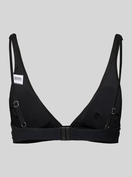 Banana Moon Top bikini z zapięciem na haftkę Czarny 3