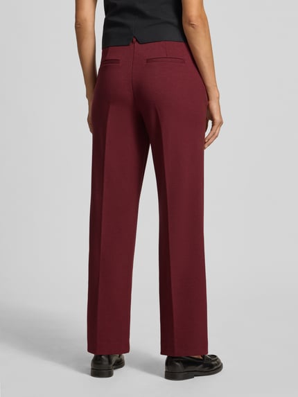 s.Oliver RED LABEL Wide leg stoffen broek met viscose Bordeaux - 5