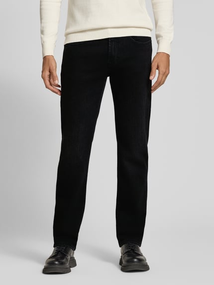 MAC Modern Fit Jeans aus Baumwoll-Mix Modell 'Arne' Anthrazit 4