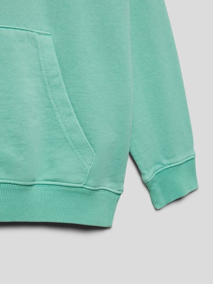 Element Hoodie met kangoeroezak, model 'CORNELL' Groen - 2