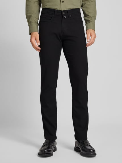 Pierre Cardin Tapered Fit Hose im 5-Pocket-Design Modell 'LYON' Black 4
