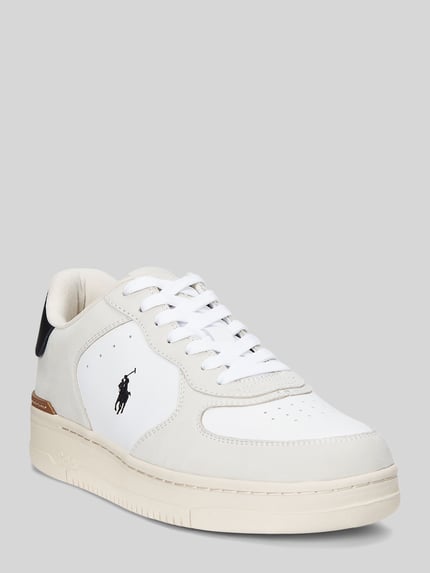 Polo Ralph Lauren Sneaker aus echtem Leder Weiss 1