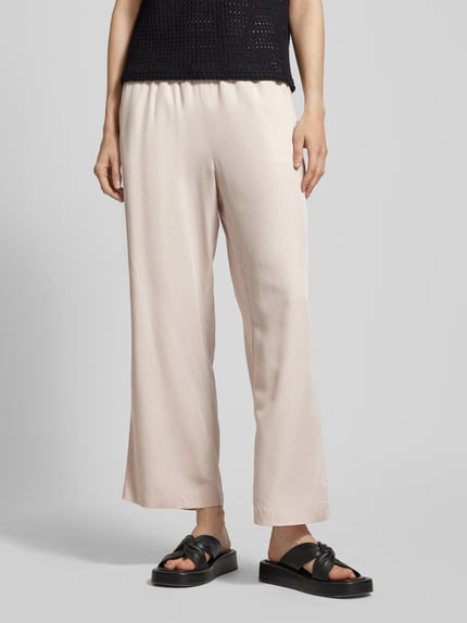 MAC Flared Stoffhose in verkürzter Passform Modell 'CHIARA' Sand 4