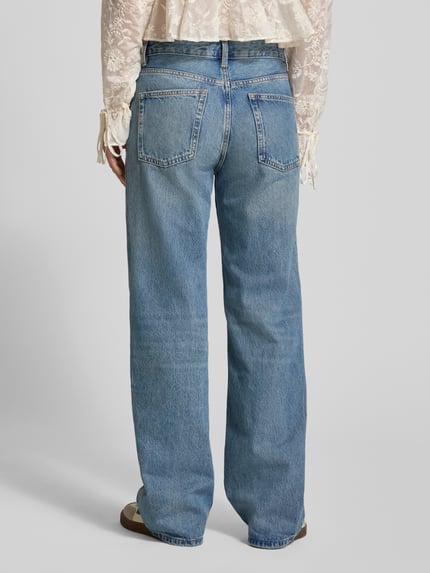 MANGO Loose Fit Jeans im 5-Pocket-Design Modell 'MIAMI' Jeansblau 5