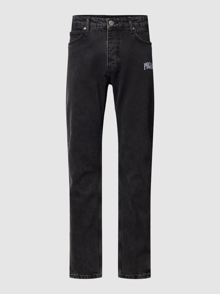 PEGADOR Jeans mit Label-Stitching Modell 'Carpe' Black 2