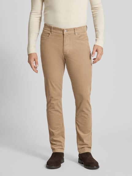 Christian Berg Men Corduroy broek met 5-pocketmodel Beige - 4