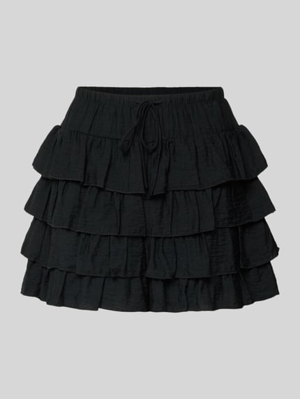 VERO MODA Relaxed Fit Shorts aus Viskose-Mix Modell 'ZOEY' Black 2