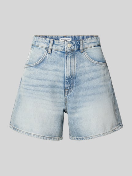 Marc O'Polo DENIM Relaxed fit jeansbermuda met steekzakken Jeansblauw - 2