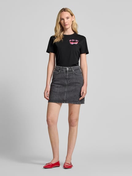 HUGO T-Shirt mit Rundhalsausschnitt Modell 'Damacia' Black 1
