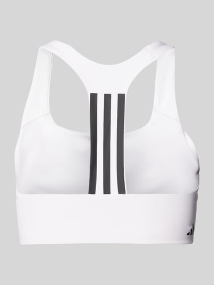 adidas Sportswear Bustier mit labeltypischen Streifen Offwhite 3