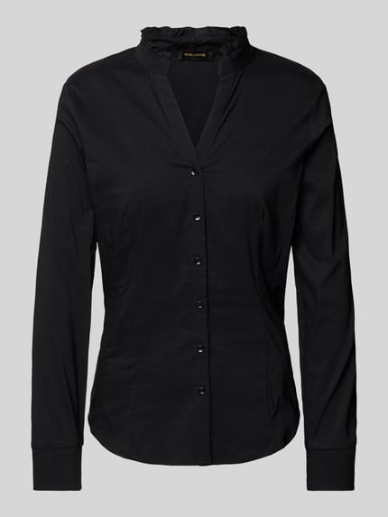 MORE & MORE Bluse mit Stehkragen Black 2