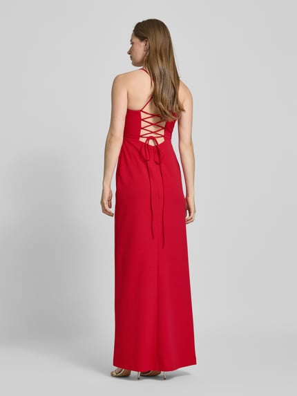 Jake*s Cocktail Abendkleid mit Wasserfall-Ausschnitt Rot 5