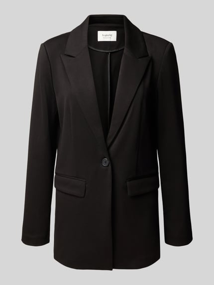 b.young Blazer mit Knopfverschluss Modell 'Rizetta' Black 2