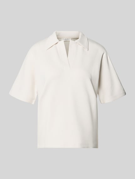 regular fit poloshirt met V-hals Shop The Look MANNEQUINE