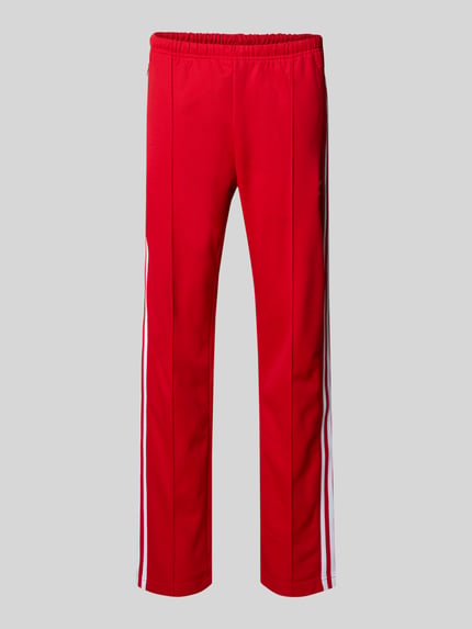adidas Originals Trainingsbroek met lengtenaden en elastische band Rood - 2