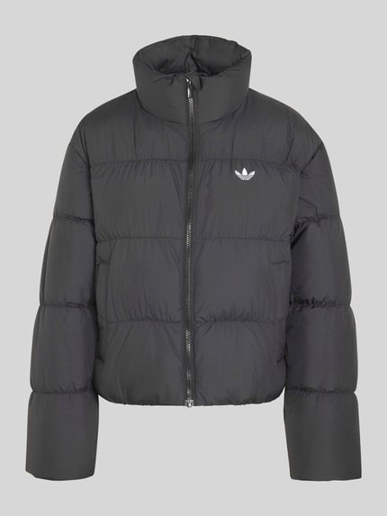 adidas Originals kurtka pikowana o kroju regular fit ze stójką Czarny 2