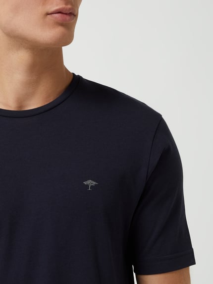 Fynch-Hatton T-Shirt mit Logo-Print Marine 3