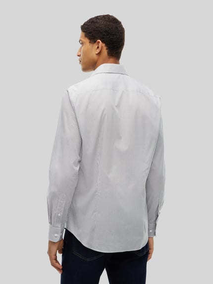 Tommy Hilfiger Slim Fit Businesshemd mit Logo-Stickerei Gruen 5