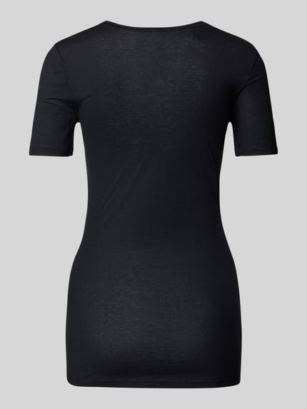 HANRO T-shirt z okrągłym dekoltem Czarny 3