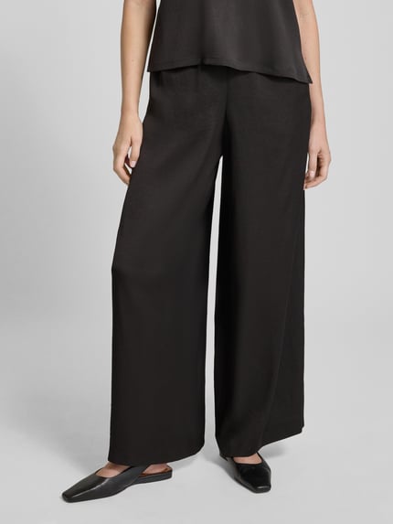DRYKORN Stoffhose mit elastischem Bund Dunkelbraun Melange 4