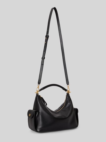 Lauren Ralph Lauren Handtas van echt rundleer Zwart - 2