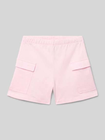 Champion Regular Fit Sweatshorts mit Logo-Patch Hellrosa 1