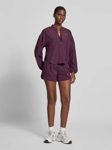 ASICS Short met logo en elastische band Bordeaux - 1