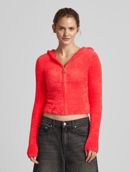 REVIEW Strickjacke mit Kapuze Kirsche 4