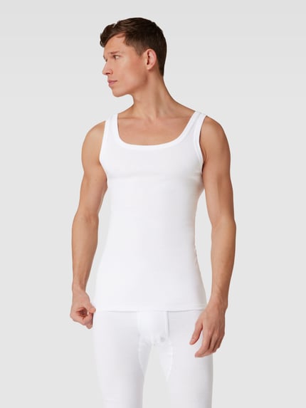 GÖTZBURG 1889 Tanktop aus Baumwolle Modell 'Pure' Weiss 4