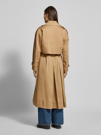 Weekend Max Mara Trencz z wykładanym kołnierzem model ‘VIVETTA’ Beżowy 5