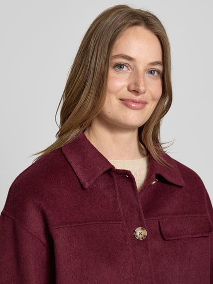Christian Berg Woman Selection Kurtka z listwą guzikową Śliwkowy 3
