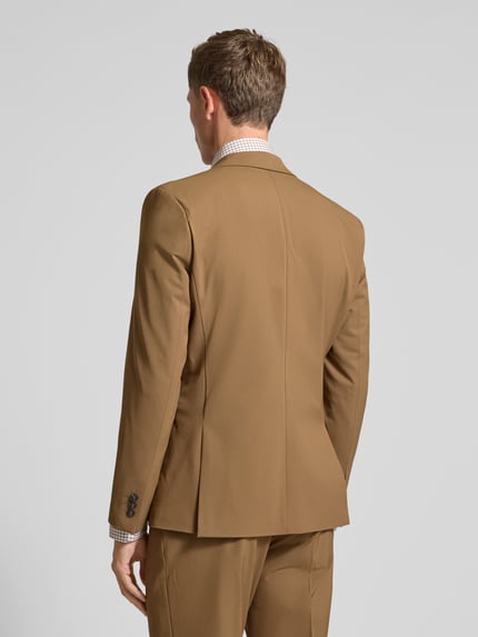 Selected Marynarka do garnituru o kroju slim fit z dodatkiem wiskozy model ‘LIAM’ Koniakowy 5