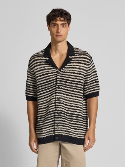 MCNEAL Loose Fit Strickjacke mit 1/2-Arm Black 4