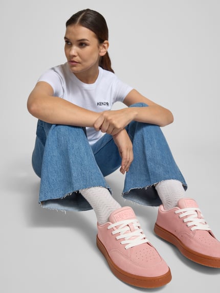 Kenzo Sneakers met labeldetail Roze - 1