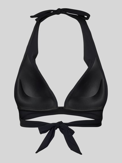 Banana Moon Top bikini z detalem z logo Czarny 3