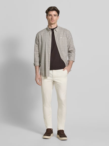 Tommy Hilfiger Slim Fit Chino aus Baumwoll-Mix Modell 'BLEECKER' Offwhite 1