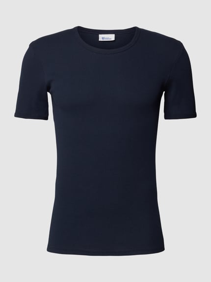 SCHIESSER T-Shirt mit Rundhalsausschnitt Modell 'Fried' Dunkelblau 2