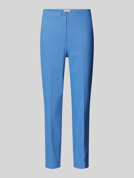 Christian Berg Woman Spodnie materiałowe o skróconym kroju slim fit Niebieski 2