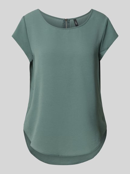 ONLY Blusenshirt in unifarbenem Design Mint 2