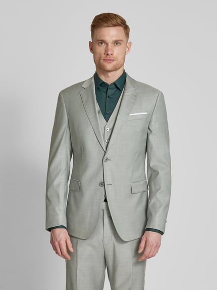 JOOP! COLLECTION Marynarka męska JOOP! Collection;Krój slim fit;Kołnierz z połami;Model ‘Herby’;Kieszenie na piersi i kieszenie z patką;Listwa guzikowa;Długość tyłu w rozmiarze 50: 71 cm;Szerokość ramion w rozmiarze 50: 43 cm;Długość rękawa w rozmiarze 50: 67 cm Limonkowy 4