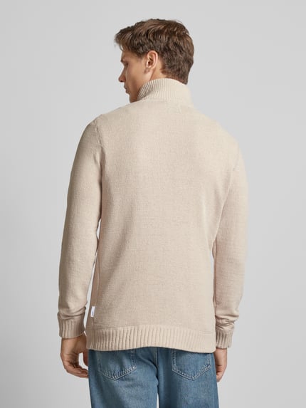 ONLY & SONS Strickpullover mit Stehkragen Modell 'ETHAN' Offwhite 5
