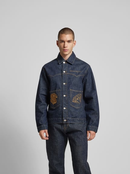Billionaire Boys Club Kurtka jeansowa z wpuszczanymi kieszeniami Jeansowy niebieski 4