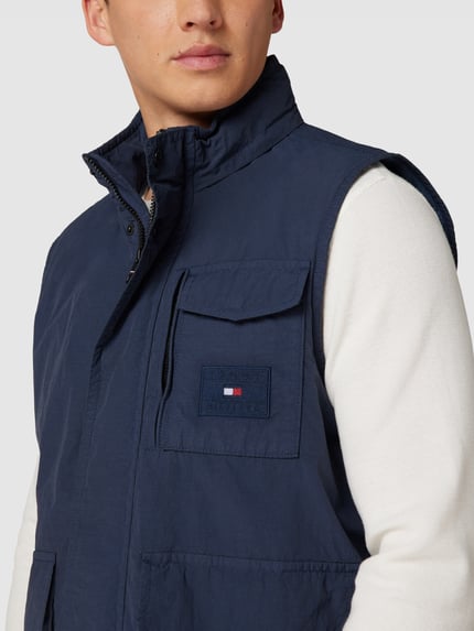 Tommy Hilfiger Weste mit Label-Patch Marine 3