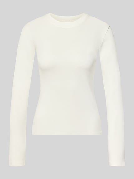 Longsleeve mit Rundhalsausschnitt Modell 'EVERYDAY' Shop The Look MANNEQUINE