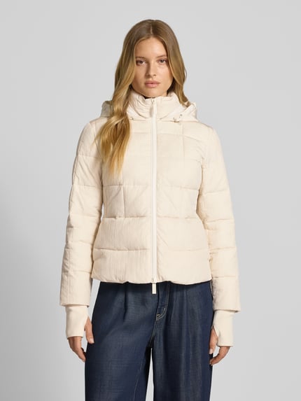 Armani Exchange Kurtka pikowana z błyskawicznym zamkiem dwustronnym Złamany biały 4