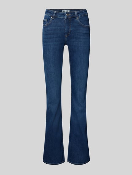 ONLY Bootcut-Jeans aus Baumwoll-Mix Modell 'BLUSH' Jeansblau 2