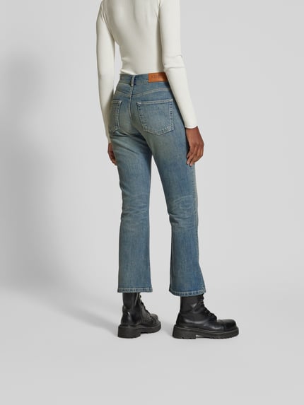 Kenzo Jeansy o rozkloszowanym kroju z 5 kieszeni Jeansowy niebieski 5
