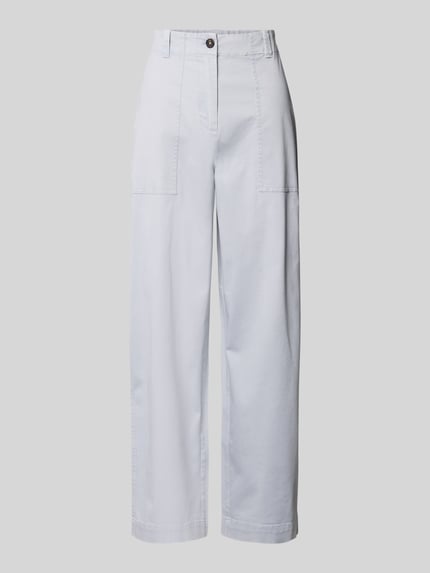Marc O'Polo barrel fit broek van katoenmix Lichtblauw - 2